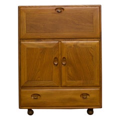 Elm Drinks Cabinet from Ercol, 1970s