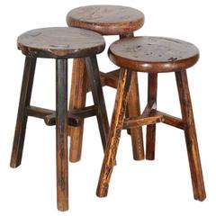 Antique Chinese Round Stools