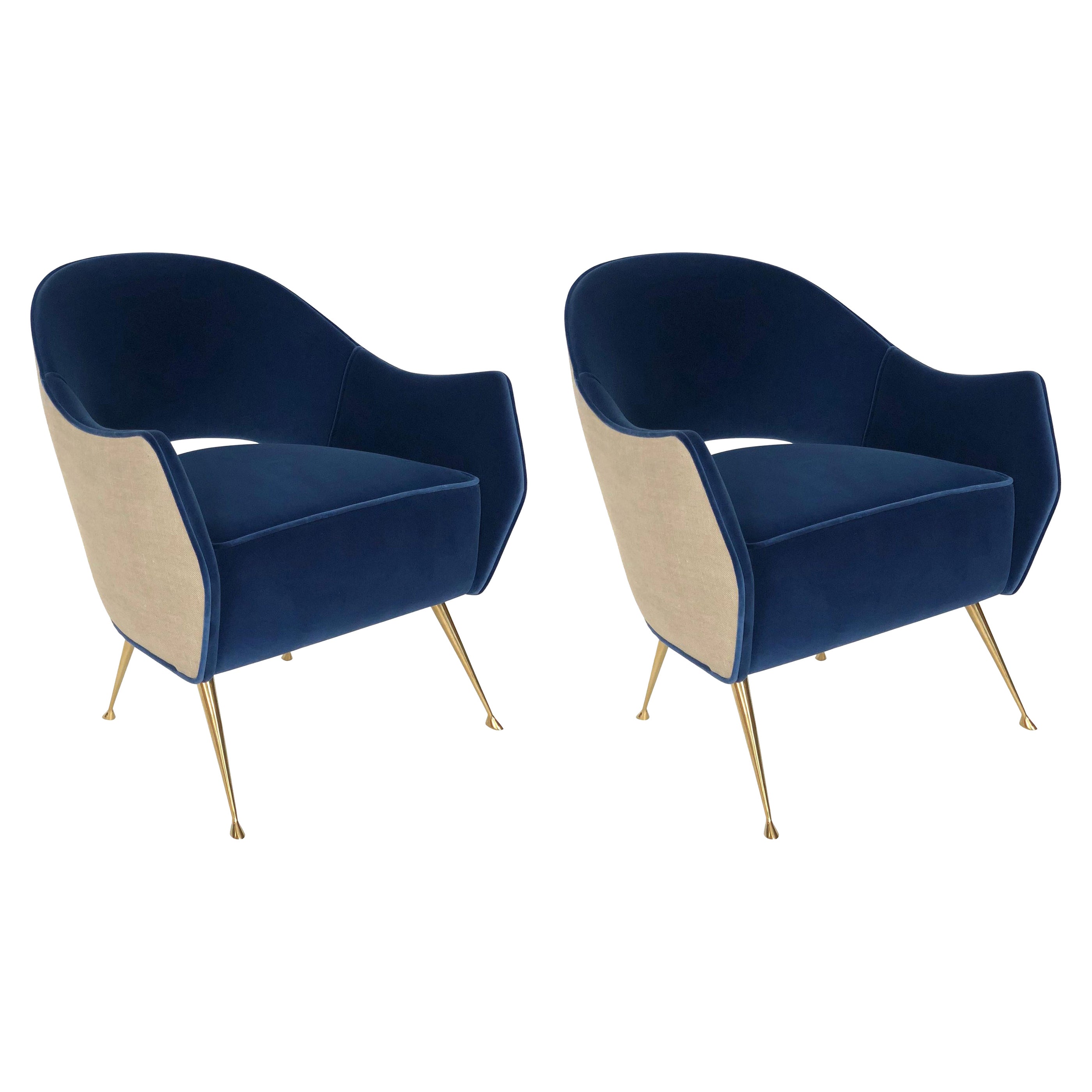 Pair of Briance Chairs by Bourgeois Boheme Atelier