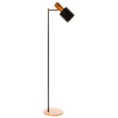Floor Lamp by Jo Hammerborg for Fog & Mørup, Copper, 1960s