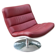 Artifort Geoffrey Harcourt Swivel Lounge Chair F 975