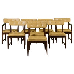 Set of Eight Edward Wormley Dining Chairs for Dunbar