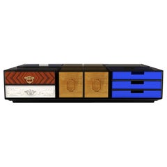 Couchtisch Soho – handgefertigtes Holz, Intarsien und Blattgold – Boca do Lobo