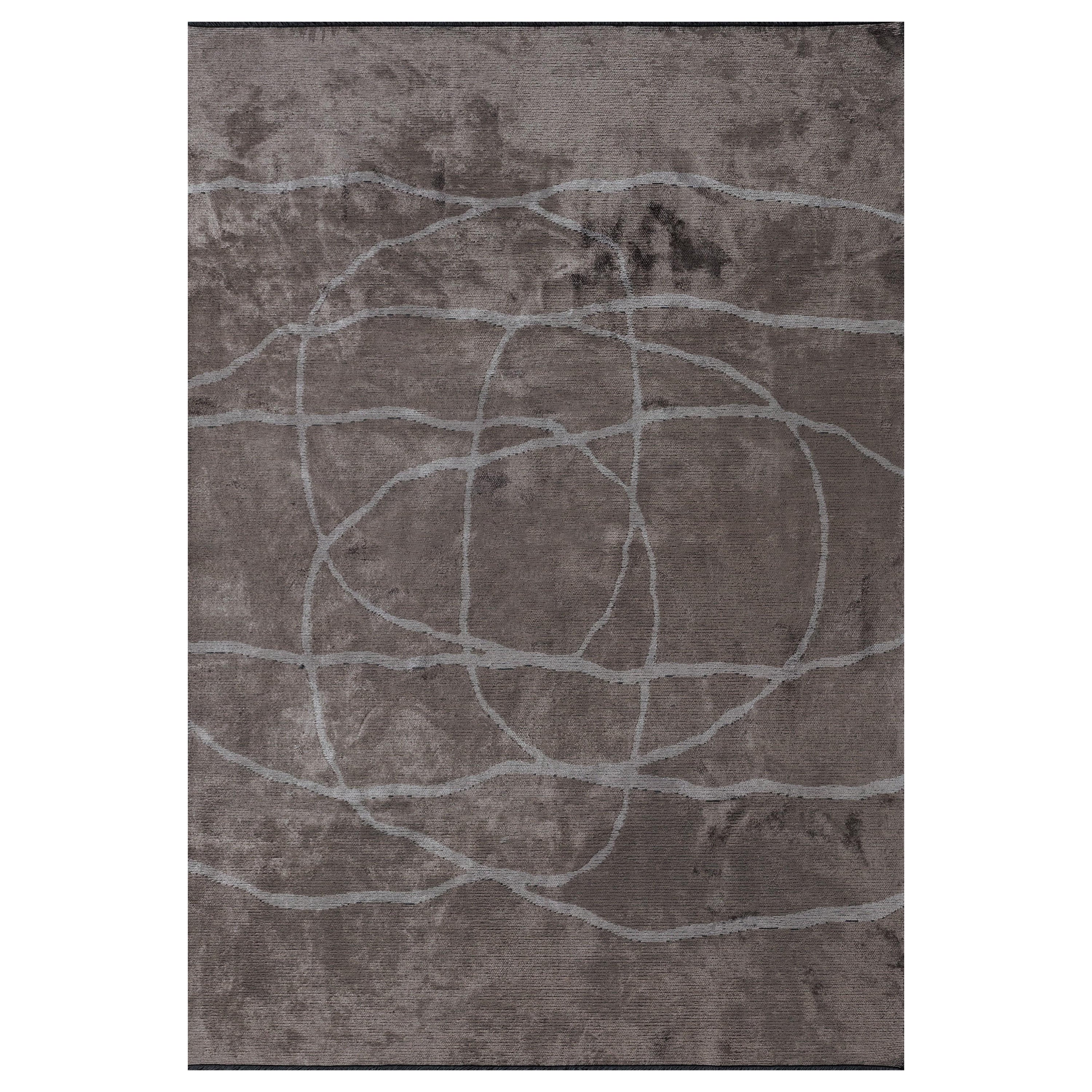 Tapis de luxe abstrait moderne