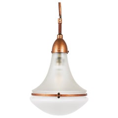 Peter Behrens Luzette Industrial Pendant Lamp, Siemens Schuckert, Germany, 1910