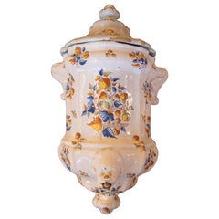 19th Hand Painted Glazed Ceramic from Alcora, Valencia.