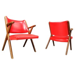 Fauteuils du milieu du siècle dernier de Dal Vera, années 1960, lot de 2