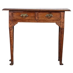 English Georgian Oak Side Table