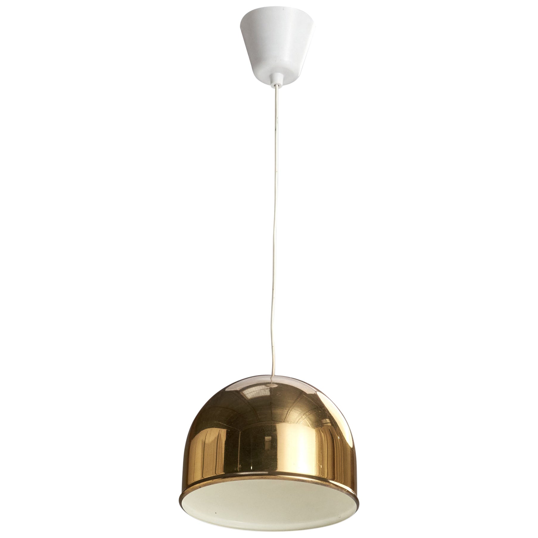 Eje Ahlgren, Pendant Light, Brass, Sweden, 1960s