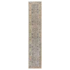 Doris Leslie Blau Alfombra Persa Antigua Kirman Tejida a Mano en Lana