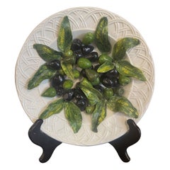 Centre de table "Trompe L'Oeil" vintage français Christine Viennet, fait à la main
