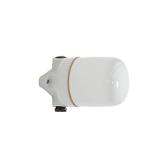 1950's Wagenfeld Opaline Glass and Porcelain "Lisilux" Wall or Ceiling Sconce