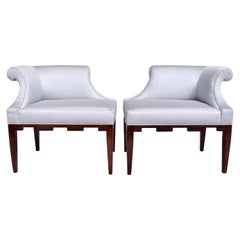 Baker Left & Right Castle Corner Chairs