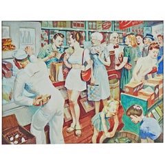 "Home Front Fox Hole, " Vivid Depiction of American Life During World War II