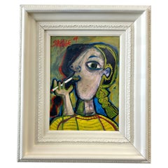 “Dora Maar Smoking” Homage to Picasso by Noted Palm Artist Shawn Savage