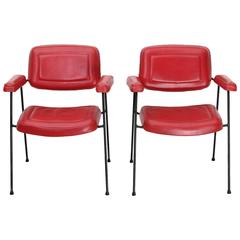 Pair of CM197 Armchairs by Pierre Paulin ed. Thonet from 1958