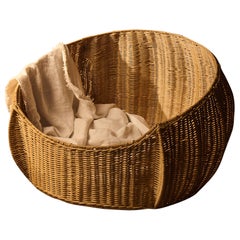 Pet Basket, Rattan Large by J'Jute