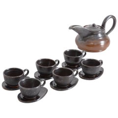 Set da tè del ceramista belga Marcellus Aubry