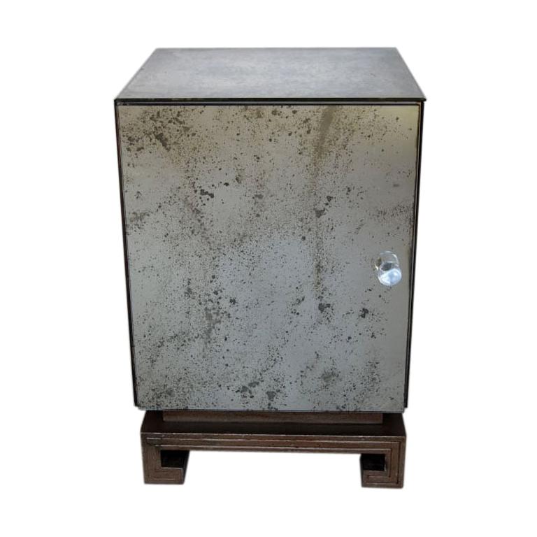 Archibald Taylor Oxidized Mirror Cabinet For Sale