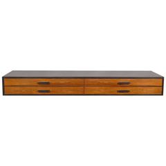 Harvey Probber Wall-Mounted Console Table or Desk  