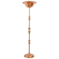 Red Copper Art Deco Floor Lamp 4