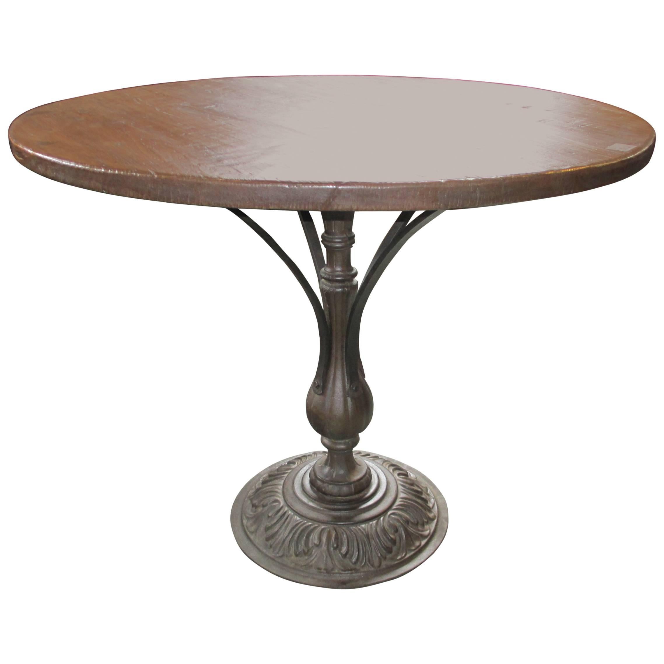 Metal Base Café Table Bistro Table For Sale