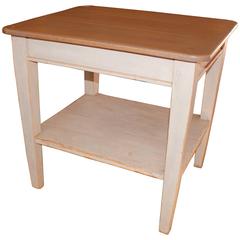 Side Work Table from Quebec
