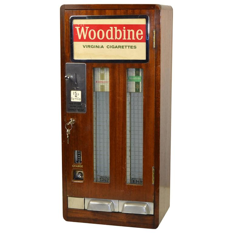 Antique cigarette slot machine