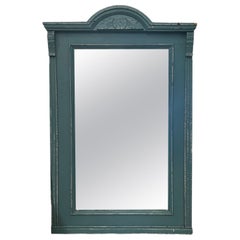 Vintage Teal Green Mirror