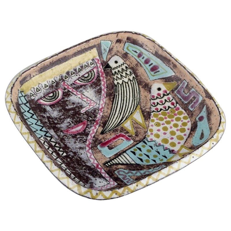 Mari Simmulson for Upsala Ekeby. Ceramic bowl. Rare model. 1960s
