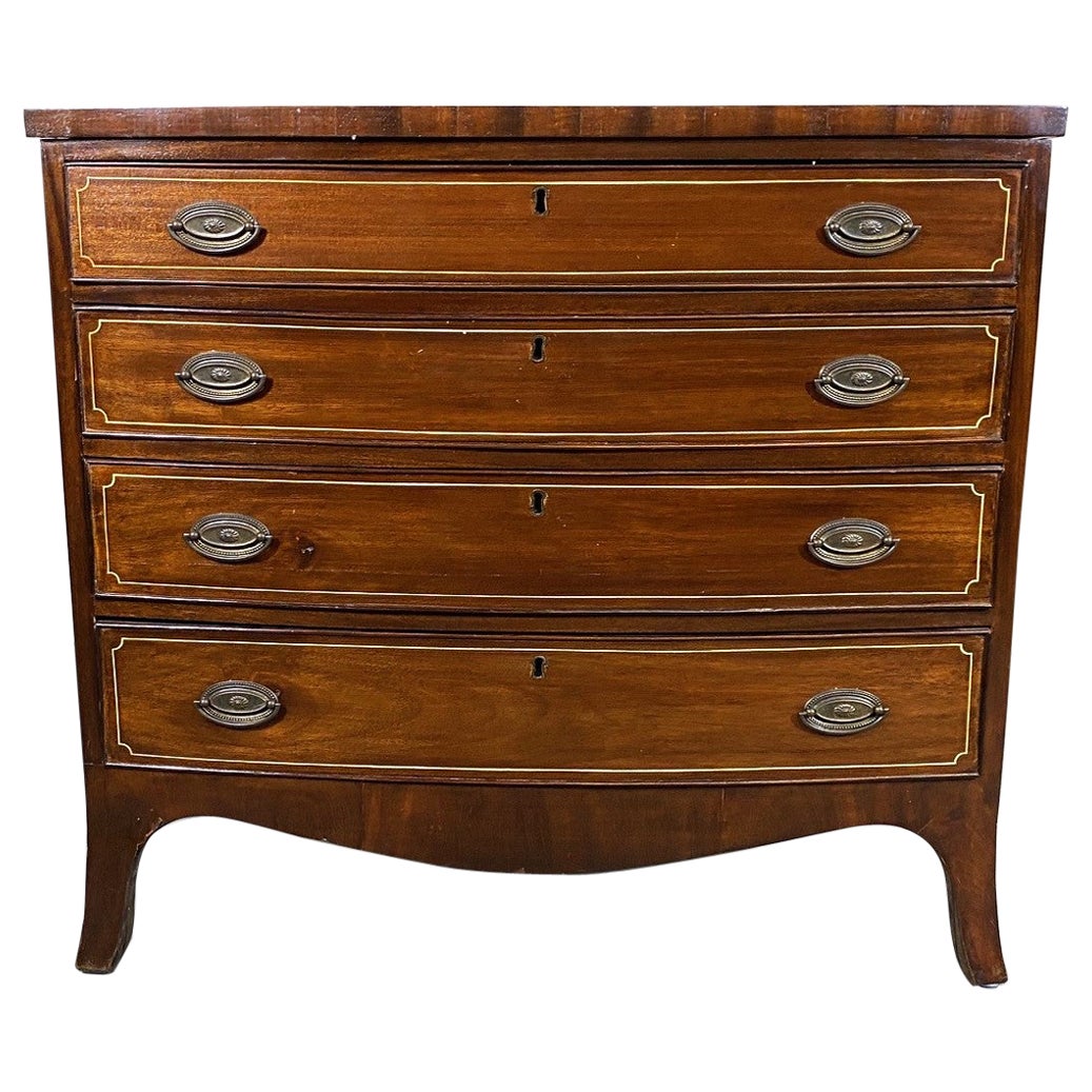 Antique Hepplewhite Dresser Chest of Drawers c. 1890