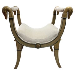 Antique French Directoire Style Bench