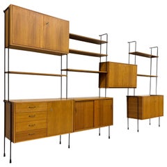 Meuble mural à 4 baies, Allemagne, années 1960, The Moderns Furniture