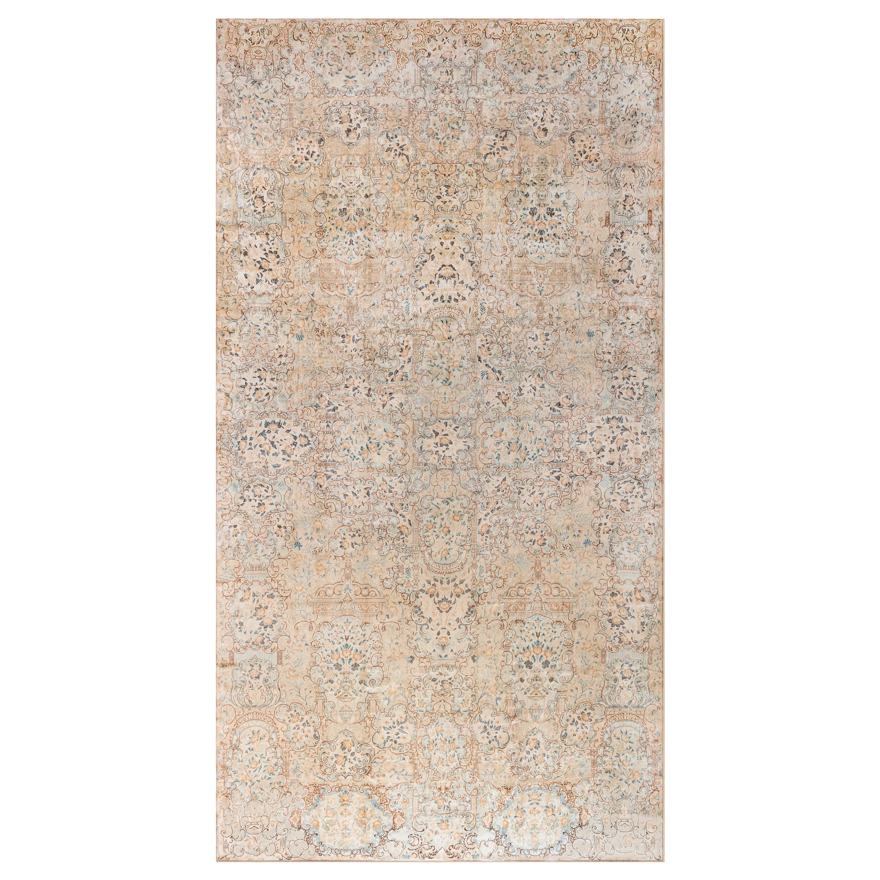 Doris Leslie Blau Antique Persian Kirman Handmade Wool Rug