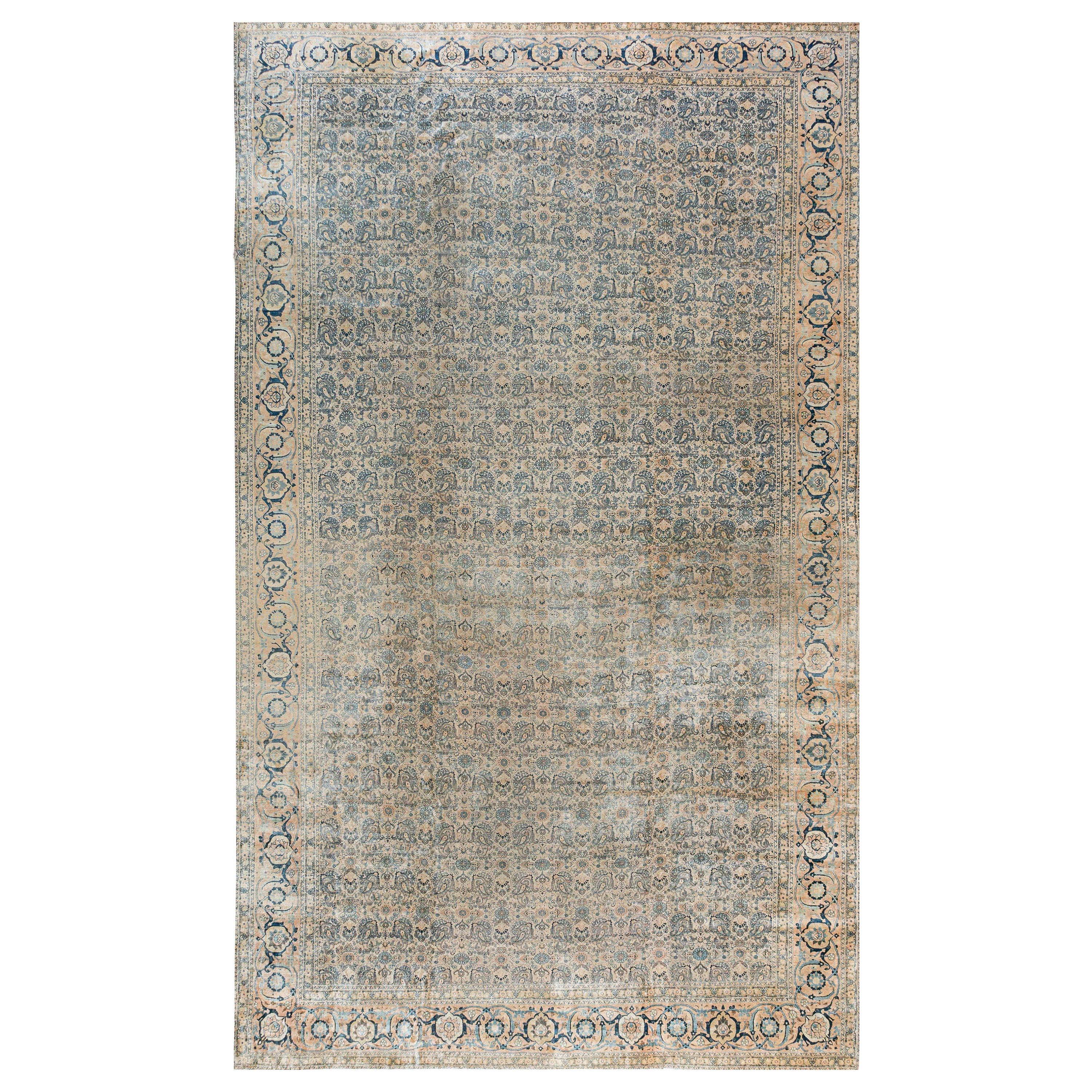 Doris Leslie Blau 19th Century Persian Tabriz Handmade Wool Rug