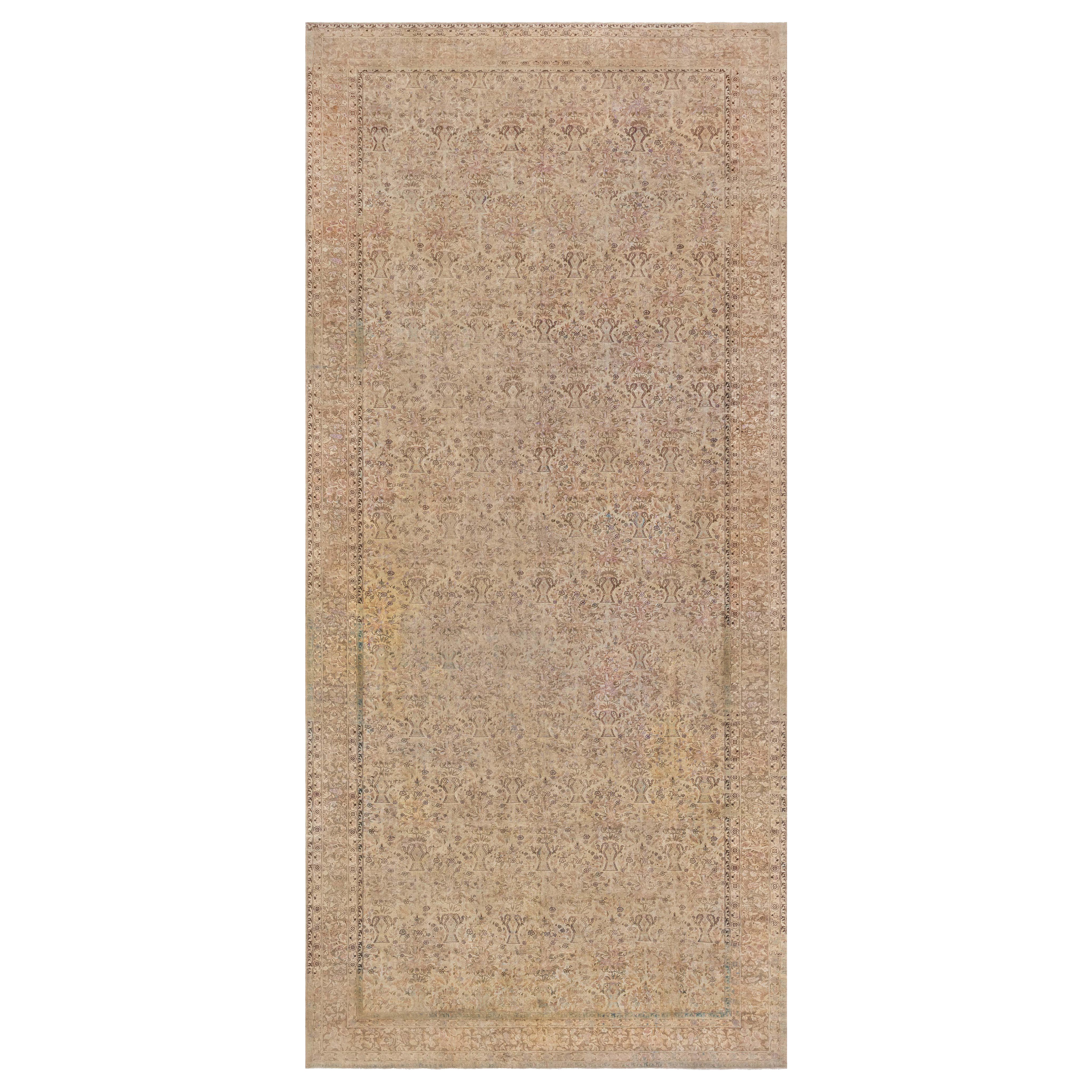 Doris Leslie Blau Antique Indian Handmade Wool Rug