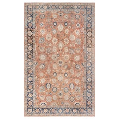 Doris Leslie Blau Tappeto antico persiano Tabriz Botanic in lana fatto a mano