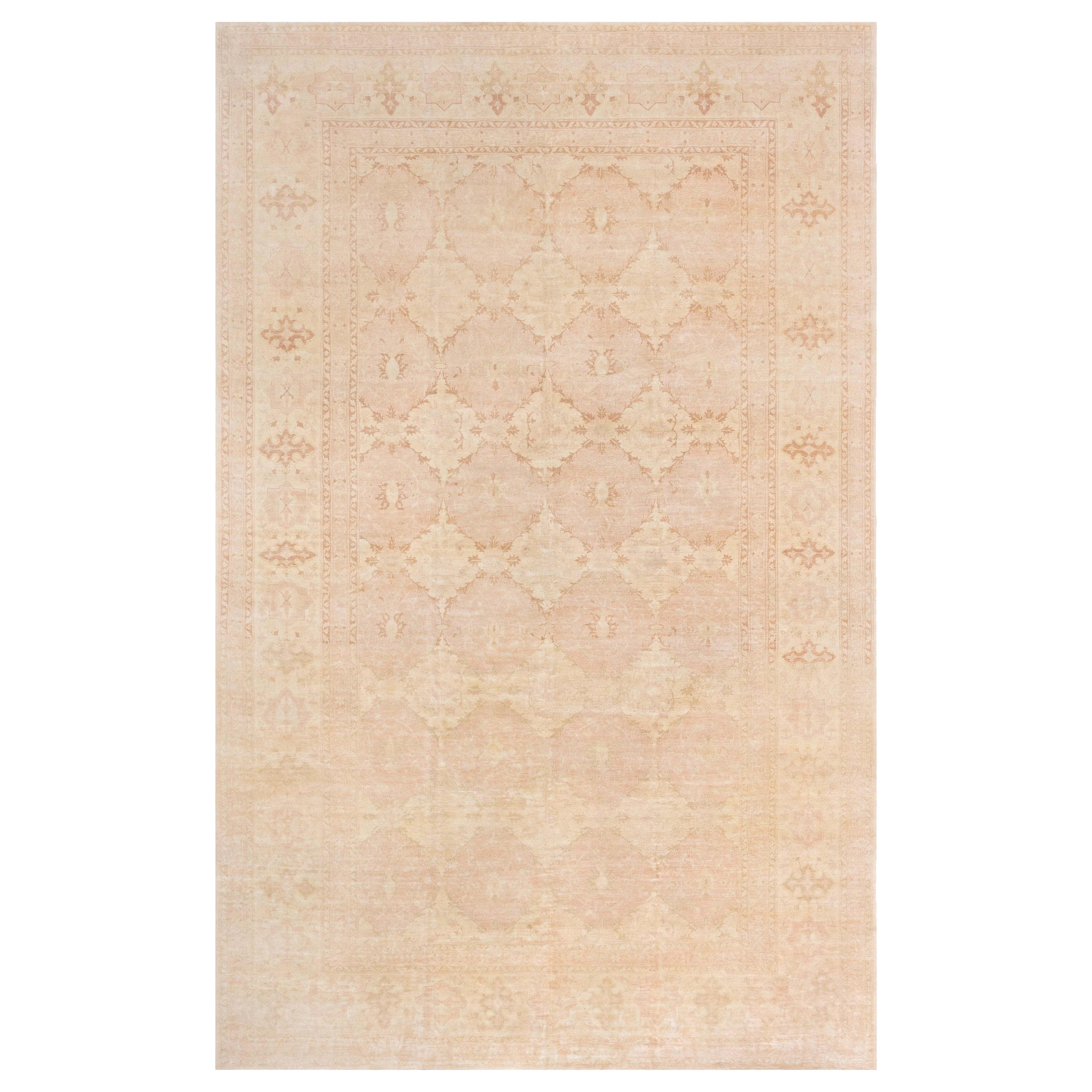 Tapis en laine contemporain et traditionnel d'inspiration tabriz fait main par Doris Leslie Blau