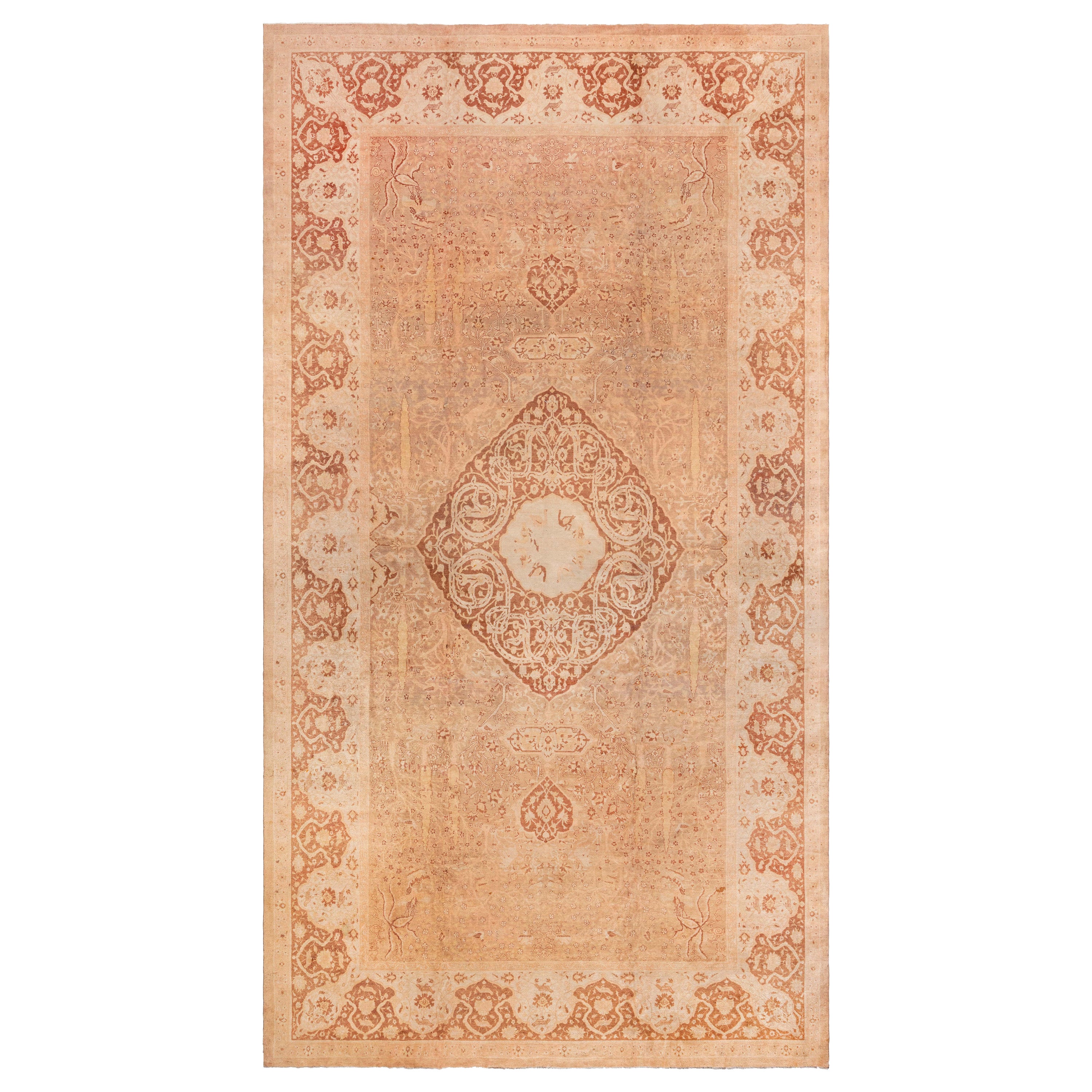 Doris Leslie Blau Authentic 19th Century Indian Amritsar Rug