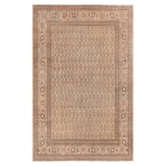 Tapis persan Tabriz ancien en laine tissé à la main Doris Leslie Blau