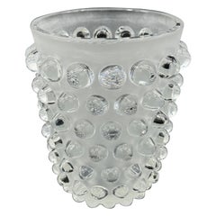 A R.Lalique Art Deco Mossi Glass Vase