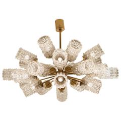 Twenty-Four Arm Brass Richard Essig Sputnik Chandelier