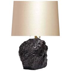 Natural Dark Rock Crystal Quartz Lamp