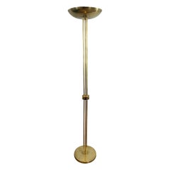 Design brass floor lamp. french work in the Art Deco style. Circa 1970