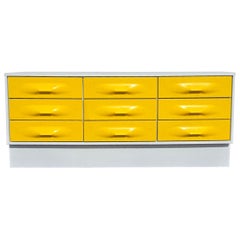 Space Age Treco By Giovanni Maur 9 Drawer Dresser 1970s
