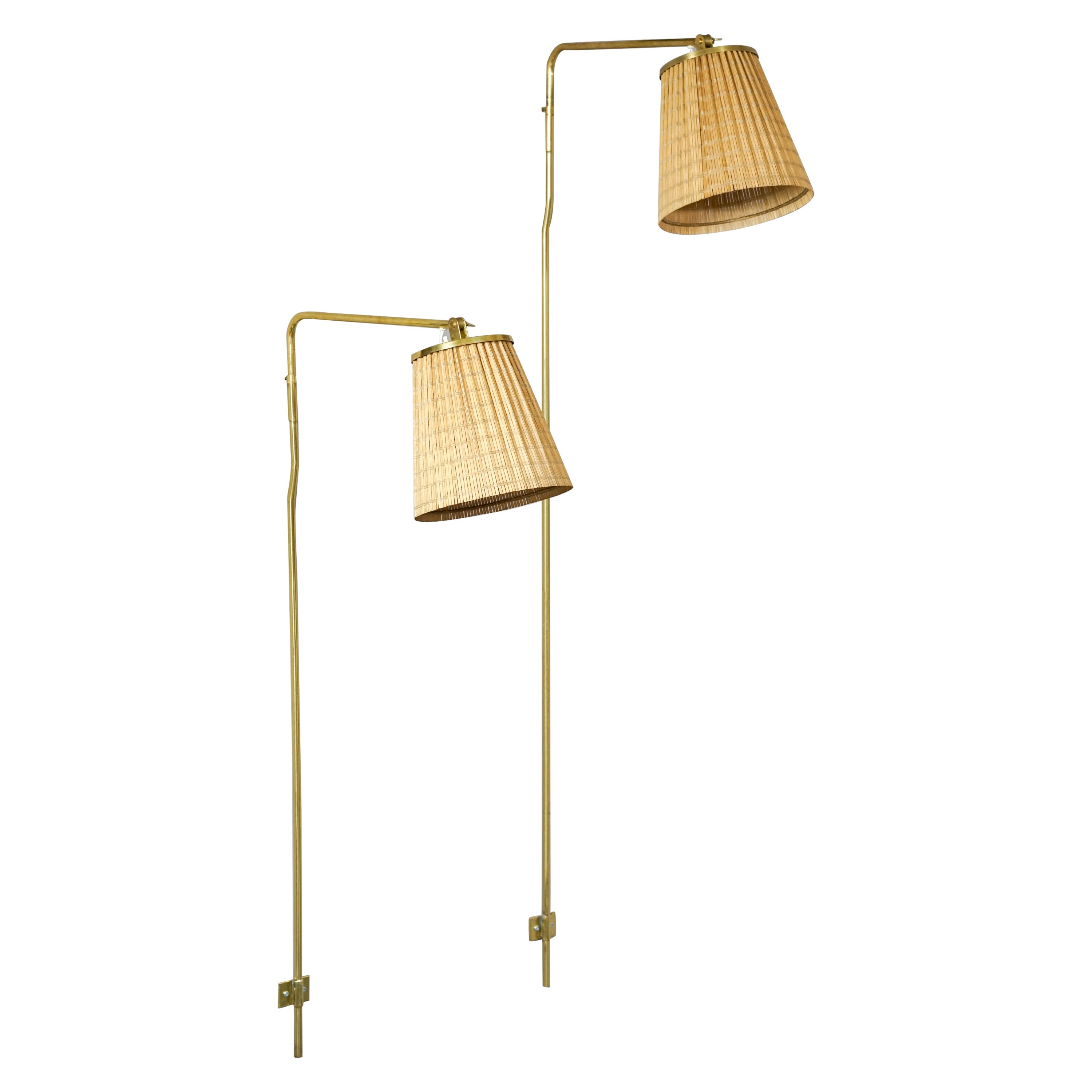 Paavo Tynell Set of Rare Custom Order Wall Lights, Taito Oy, 1940s