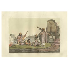Indigenous Warriors, Early 19th Century South America - Ferrario-Bonatti