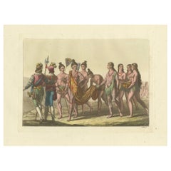 Antique Native American Tattooed Widows Seek Remarriage Permission, ca.1827