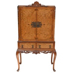 Epstein Deco Cocktail Cabinet Drinks Chest Walnut 1930