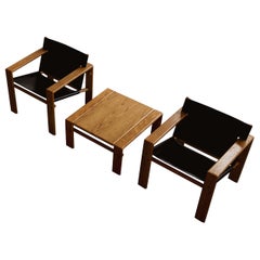 Vintage Mario Marenco and Tarcisio Colzani “Laser” Living Room Set, 1970, Set of 3